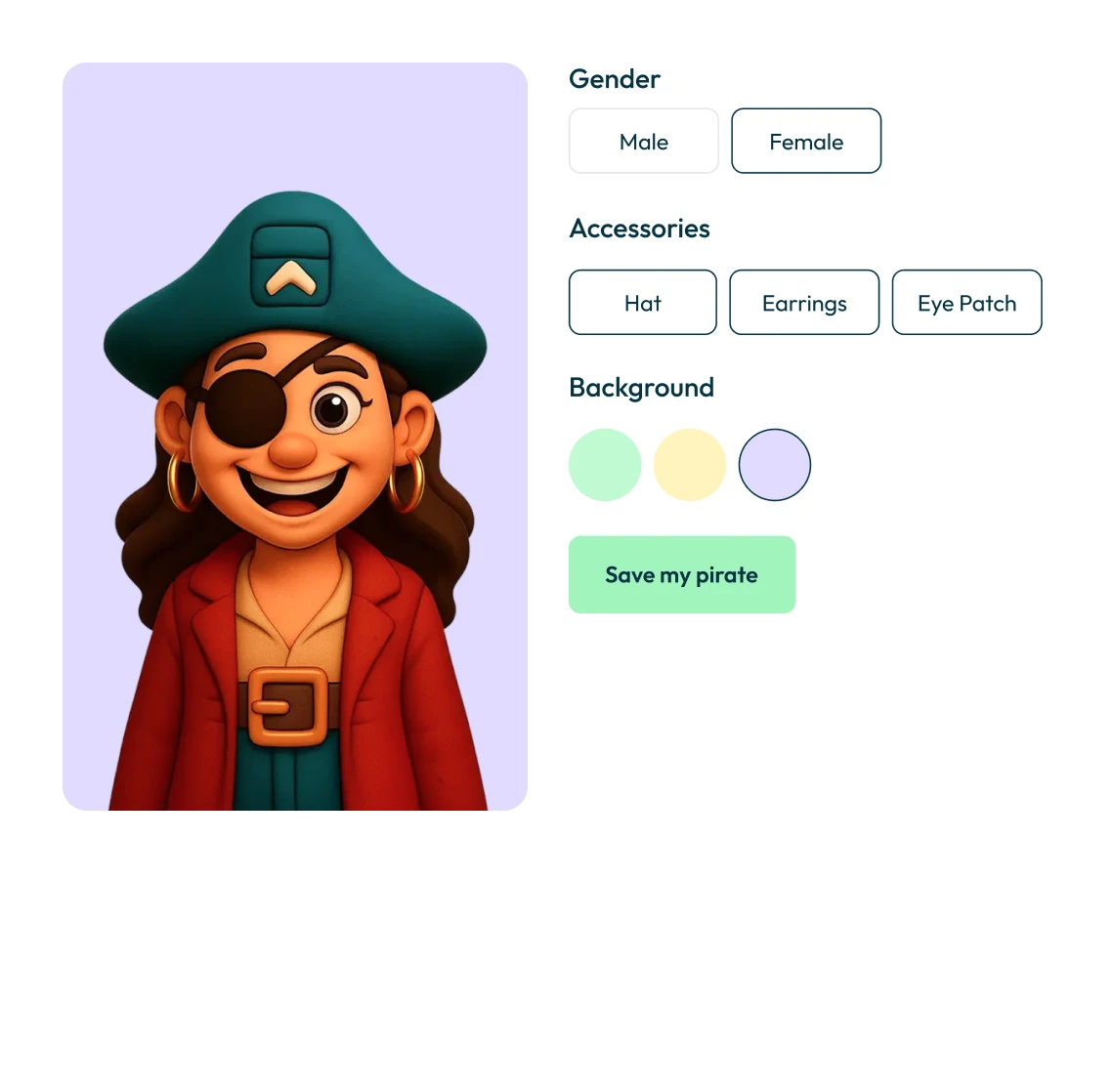 Crea tu pirata
