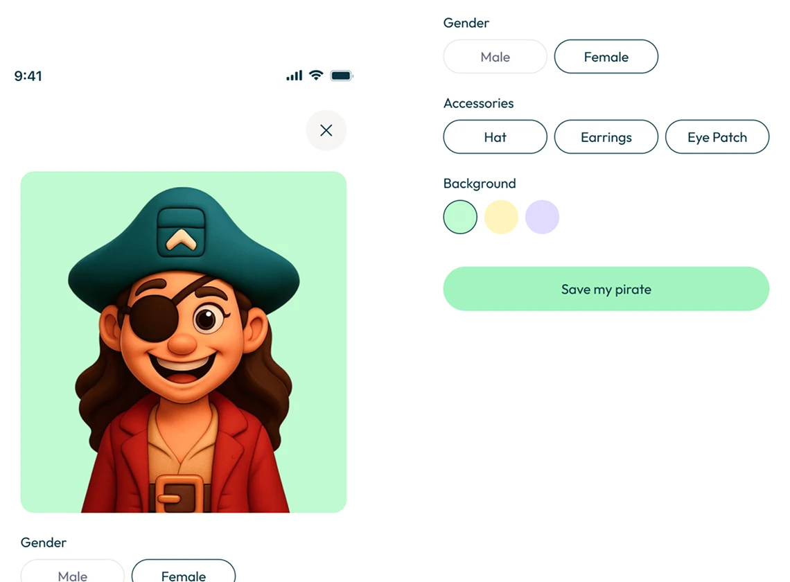 Crea tu propio pirata